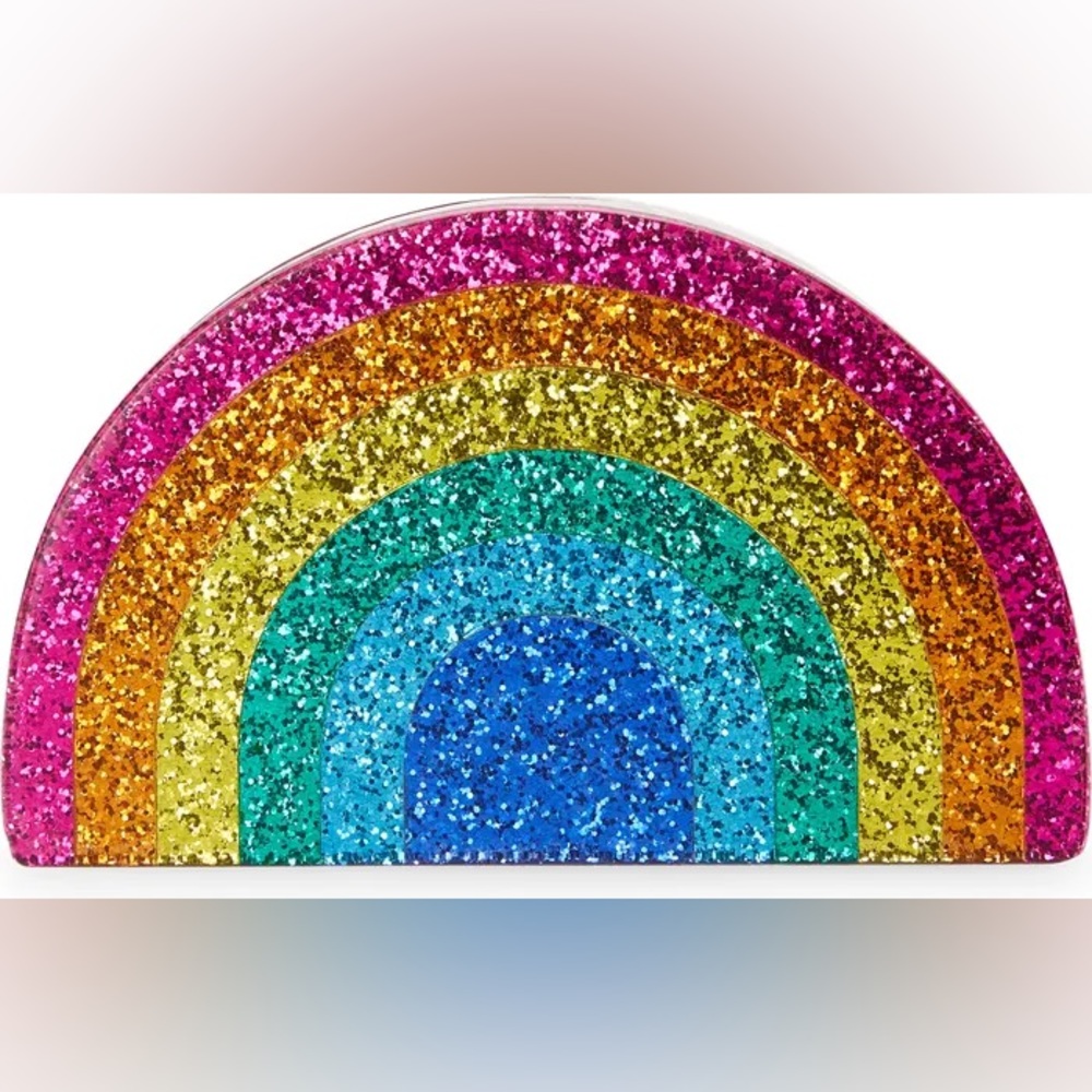 Kurt Geiger London - Glitter Rainbow Shaped Clutch